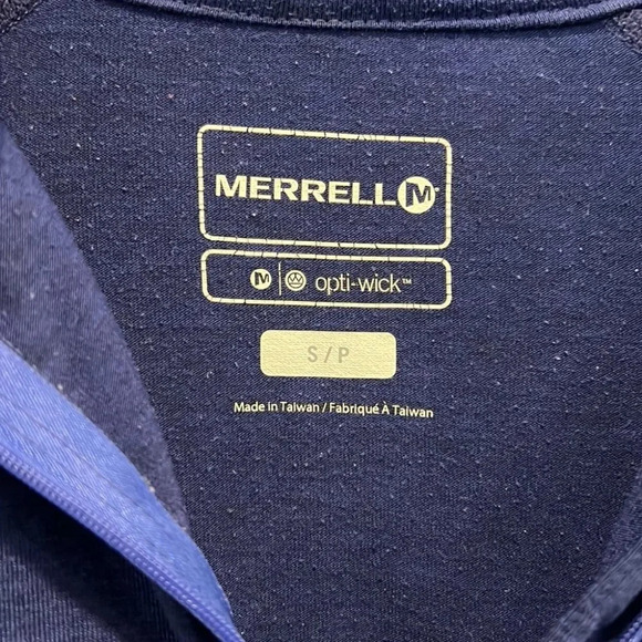 Merrell long sleeve 1/4 zip shirt size small - Picture 7 of 11